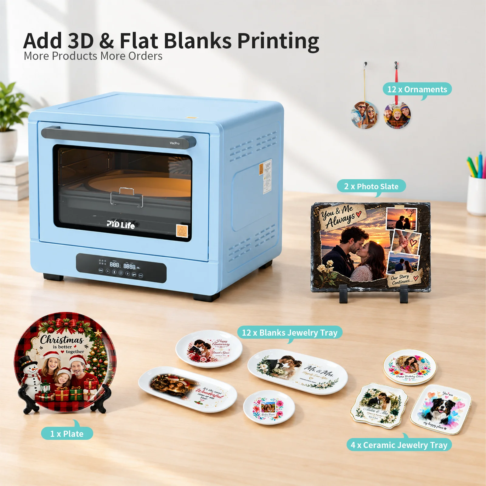 Sublimation Oven with Built-in Vacuum Pump System (60L) thumbnail 4