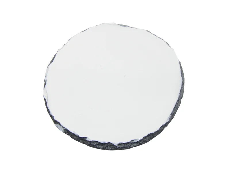 Sublimation Blank Slate Drink Coaster (Round, 10cm / 3.9")