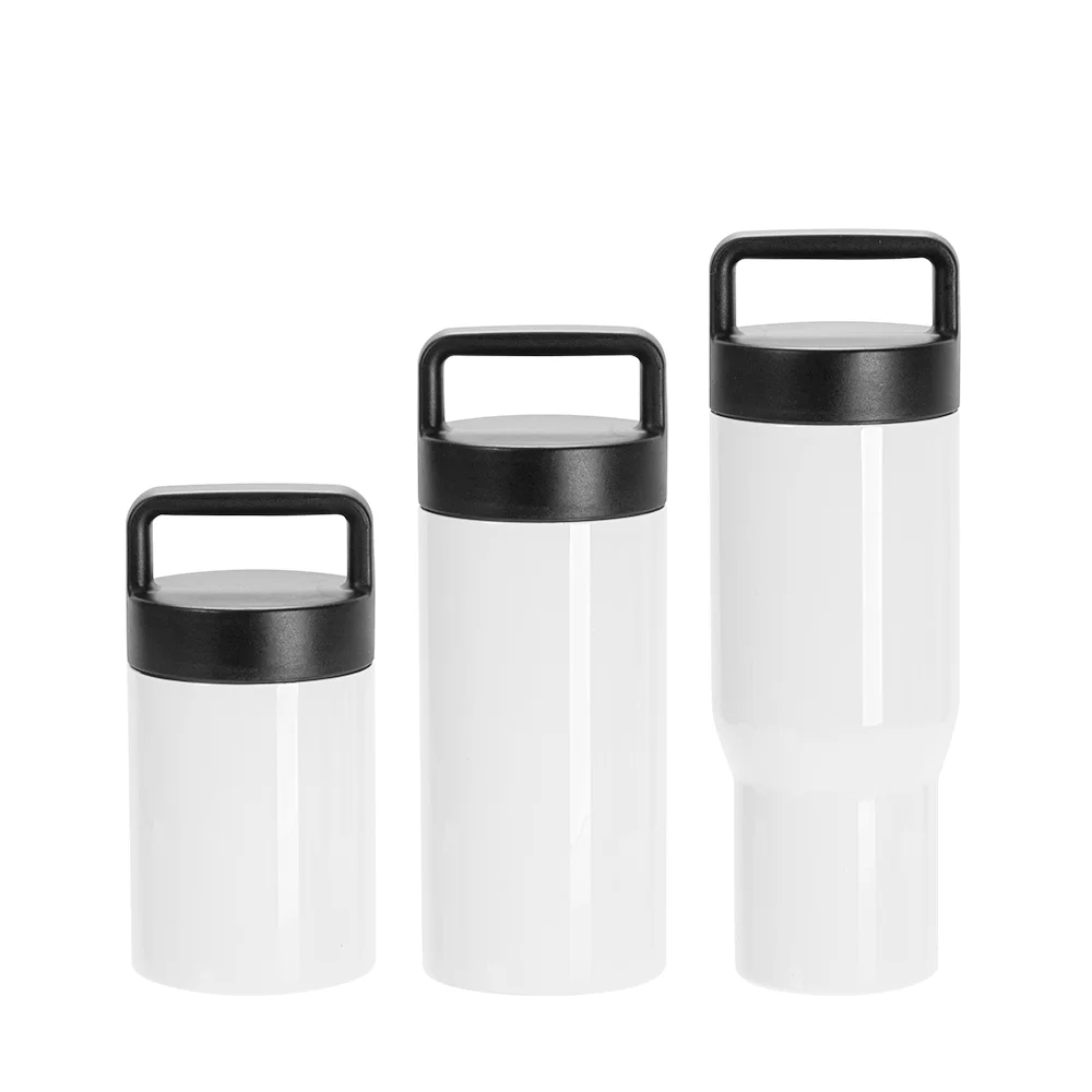 25OZ 750ml Sublimation Travel Thermal Food Jar with Large Handle Screw Lid (White) thumbnail 5