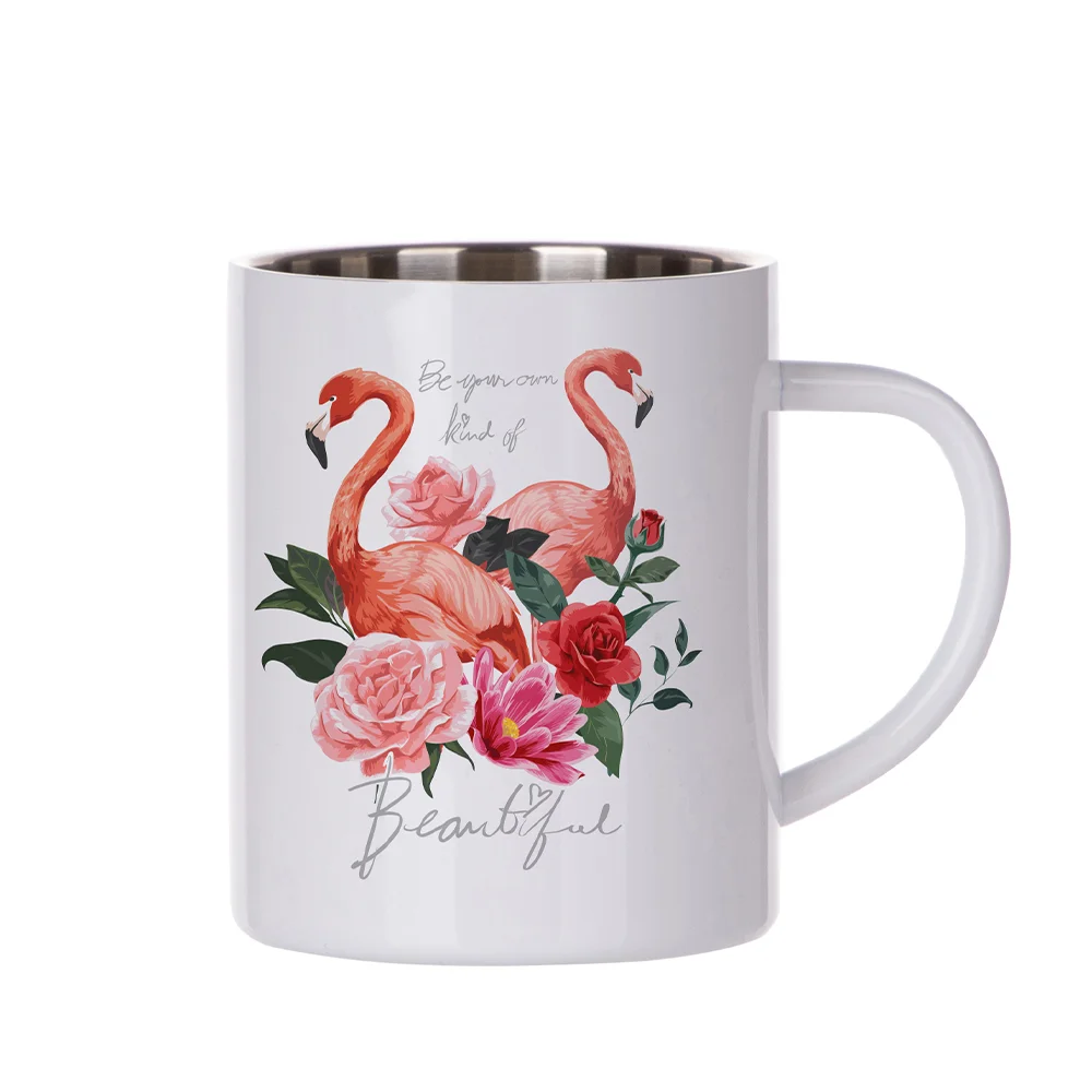 15oz Sublimation Stainless Steel Mug White