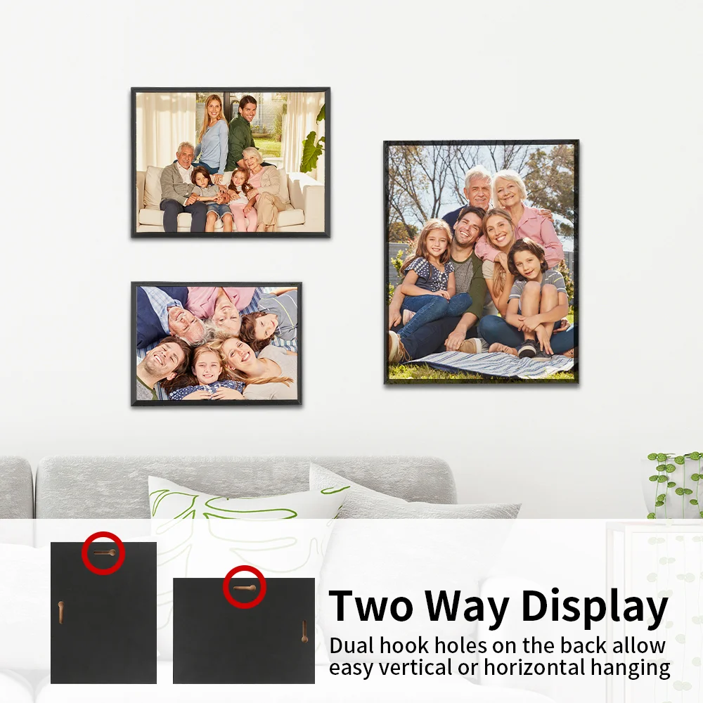 Black Edge Sublimation MDF Plaque Photo Frame (15.24*20.32*1.5cm/6"*8") thumbnail 5