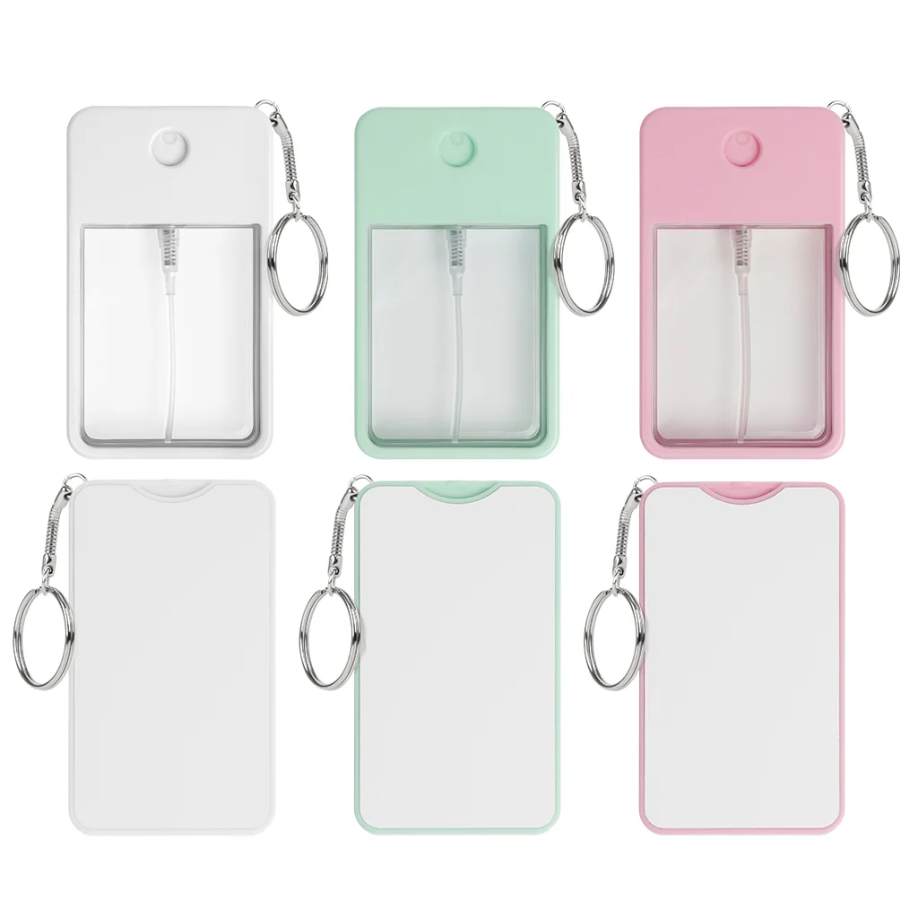 30ml Plastic Perfume Dispenser with Sublimation Aluminum Plate Double Sides Printable (White, 10*5.8*1.5cm) thumbnail 5