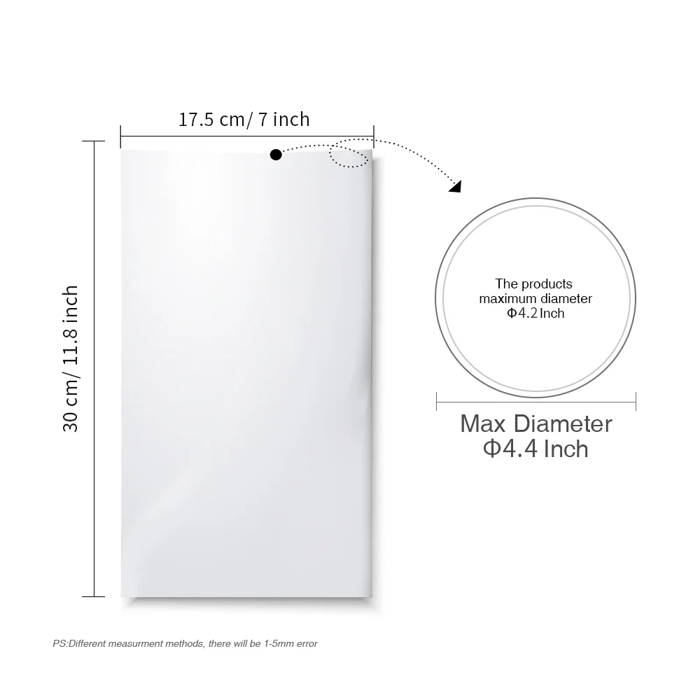 Shrink Sleeve for 40oz tumbler with plastic handle (300*175mm)