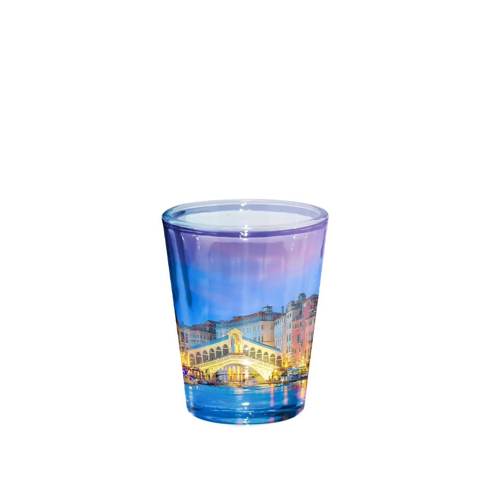 1.5oz Blank Sublimation Glass Shot Mug Clear