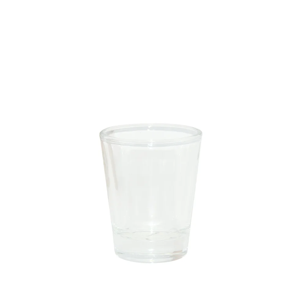 1.5oz Blank Sublimation Glass Shot Mug Clear