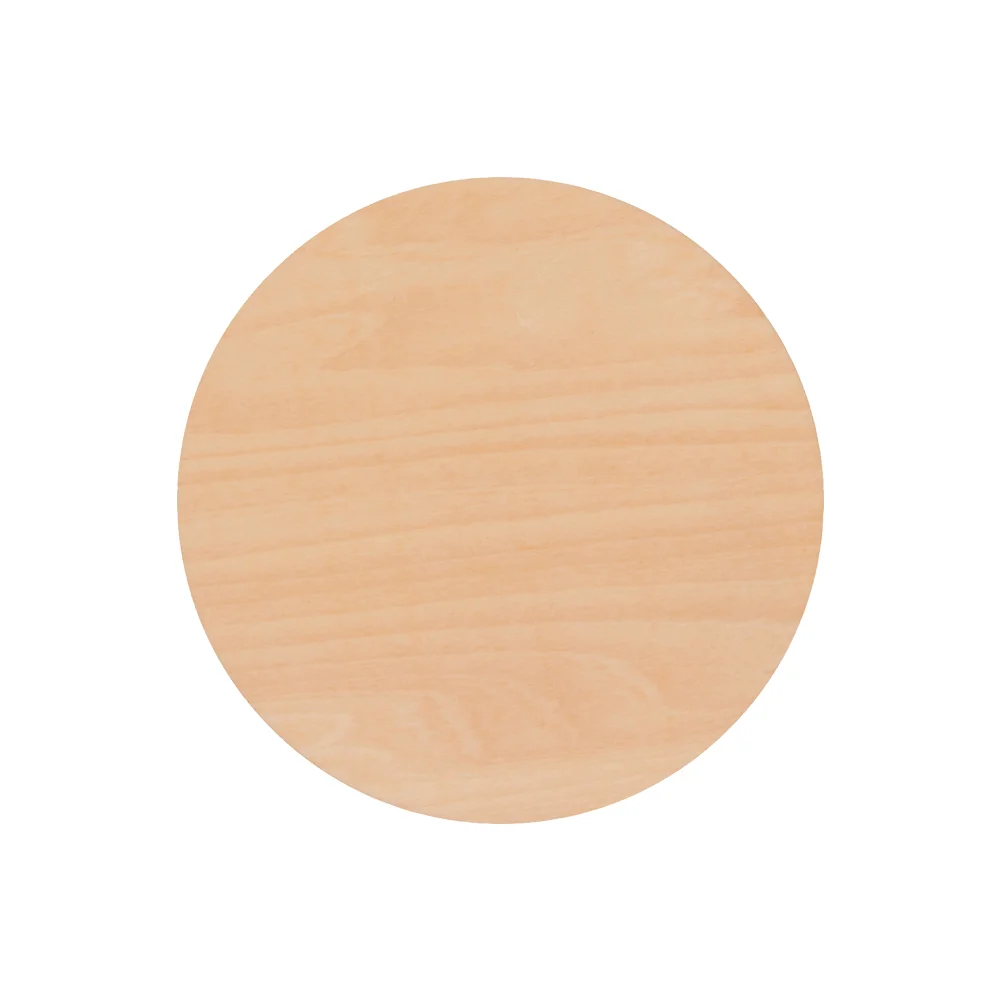 Sublimation Blank Plywood Drink Coaster  (Round, Φ9.5cm / 3.7")